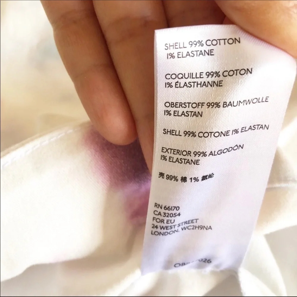 Anthropologie flat skirt wash